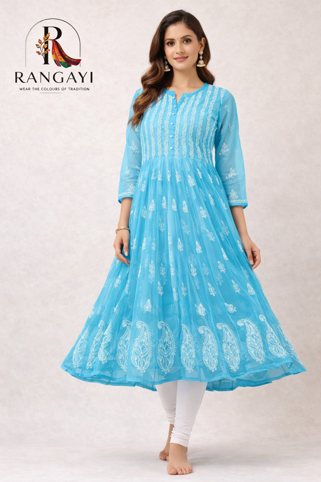 Chikankari Anarkali