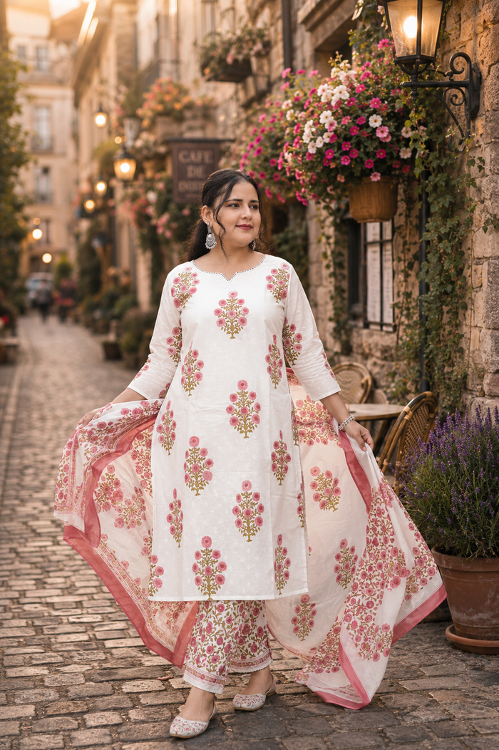 Inaya Florescent Green Farshi Set