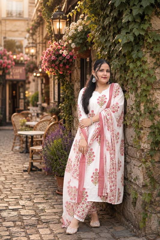Inaya Florescent Green Farshi Set